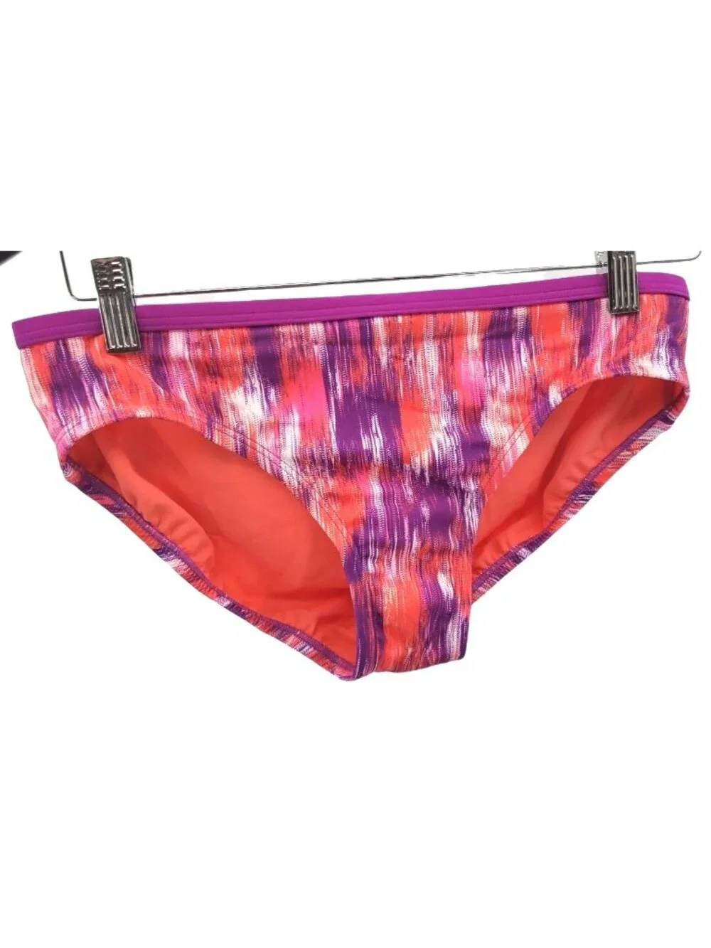 NIKE Junior XL Bikini Bottom Bathingsuit Vivid Purple Tie-dye Purple Swimwear